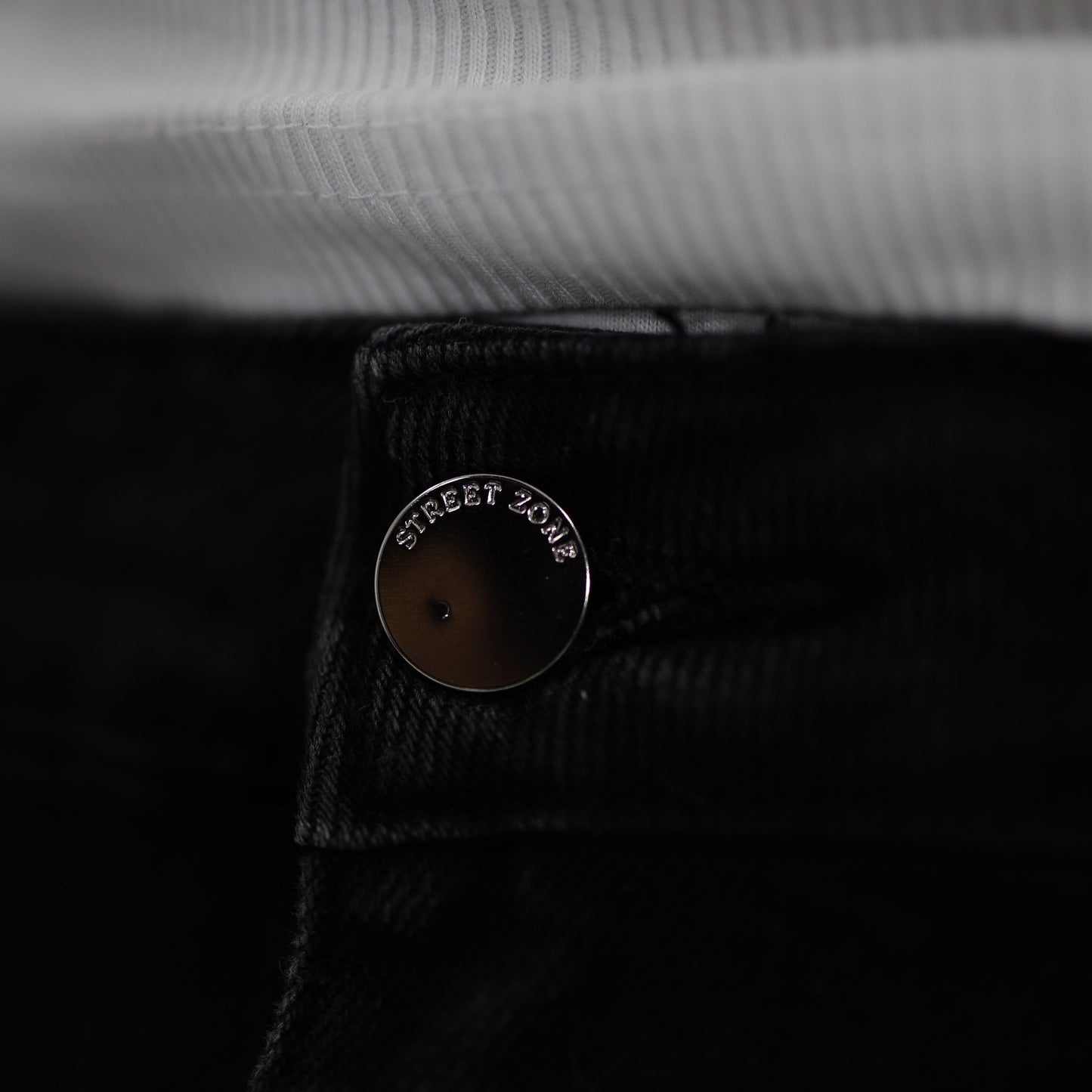 Black swarovski flare jeans