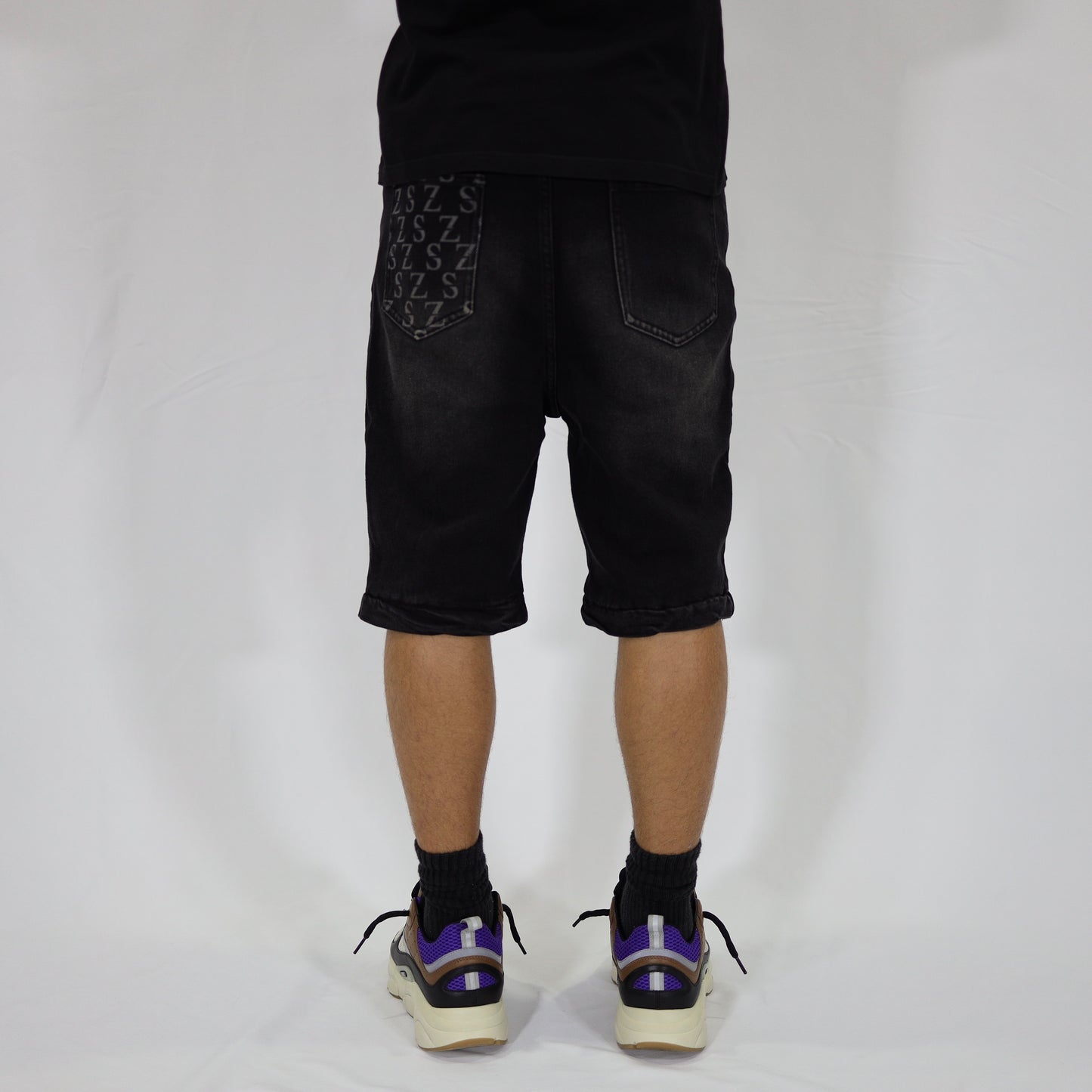 Black flare jeans