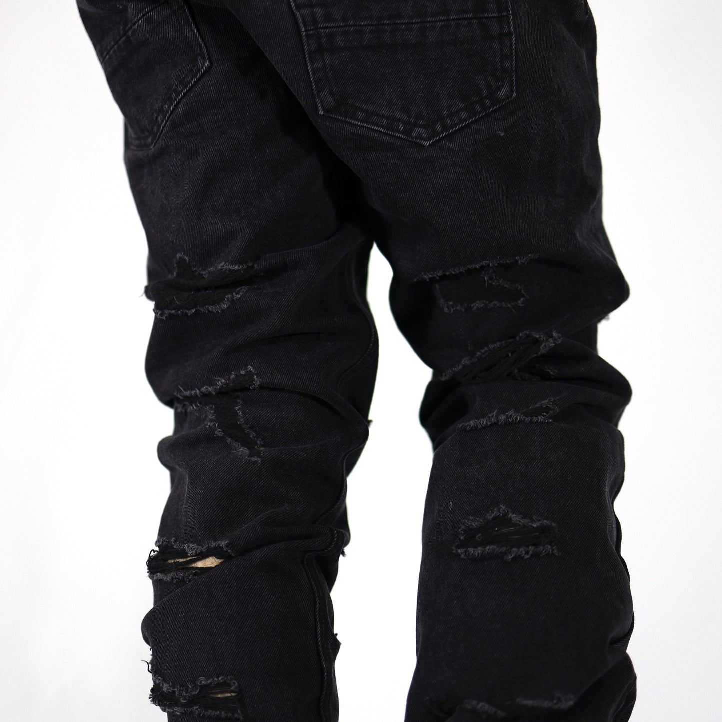 Black Distressed jeans