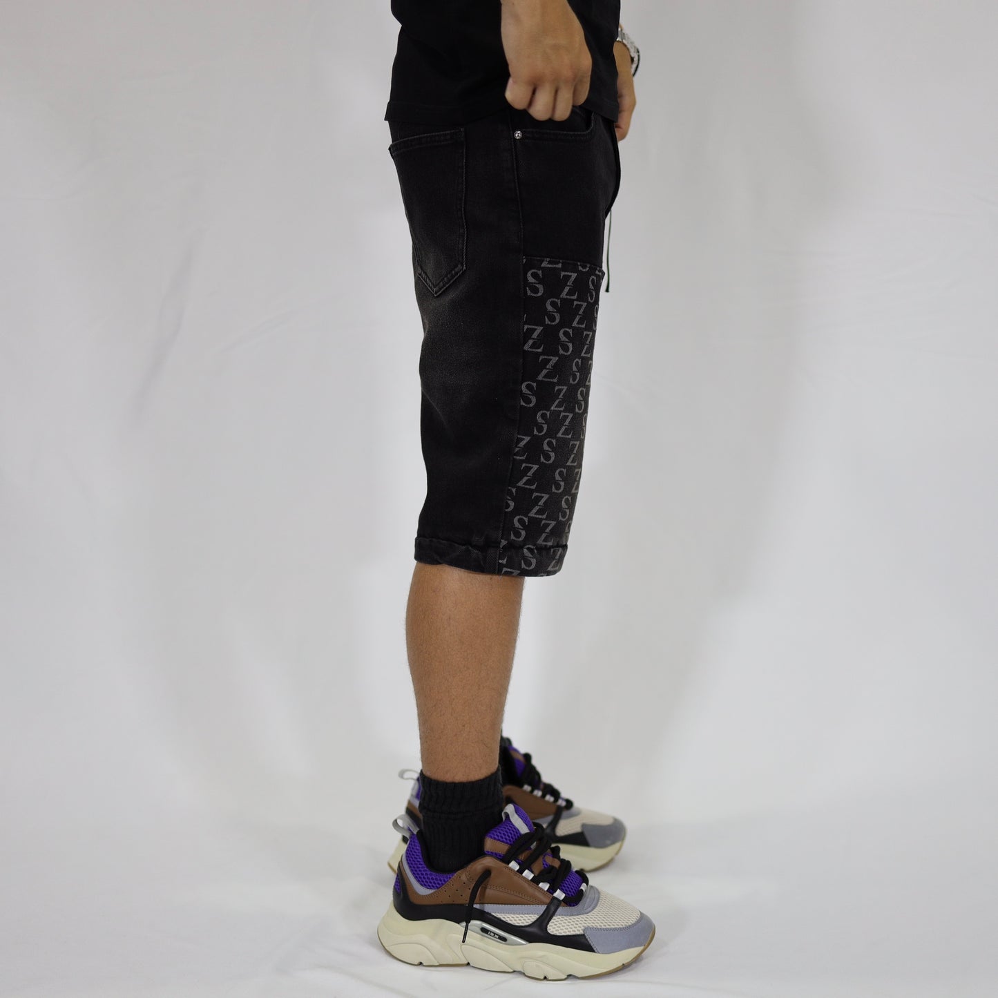 Black flare jeans