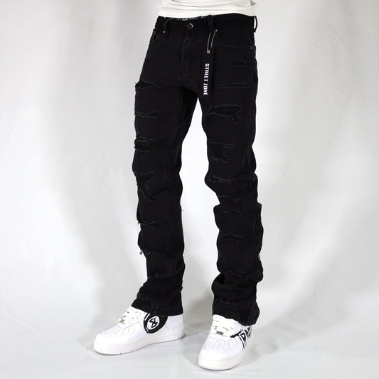 Black Distressed jeans