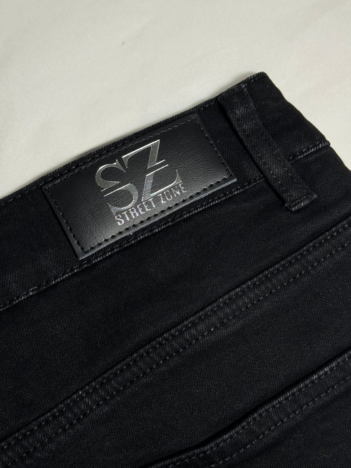 BLACK SWAROVSKY JEANS