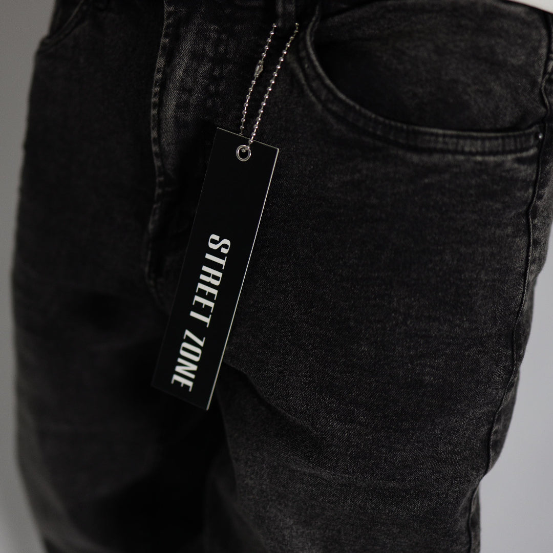 GRAY FLARED JEANS