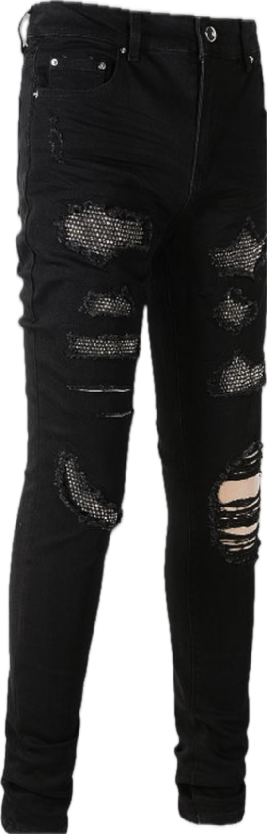 BLACK SWAROVSKY JEANS